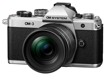 OM System OM-3  camera with 12-45mm f4 PRO lens kit